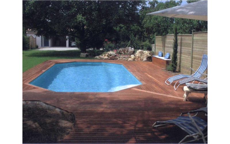 Idées d’aménagement piscine bois enterrée ou semi-enterrée