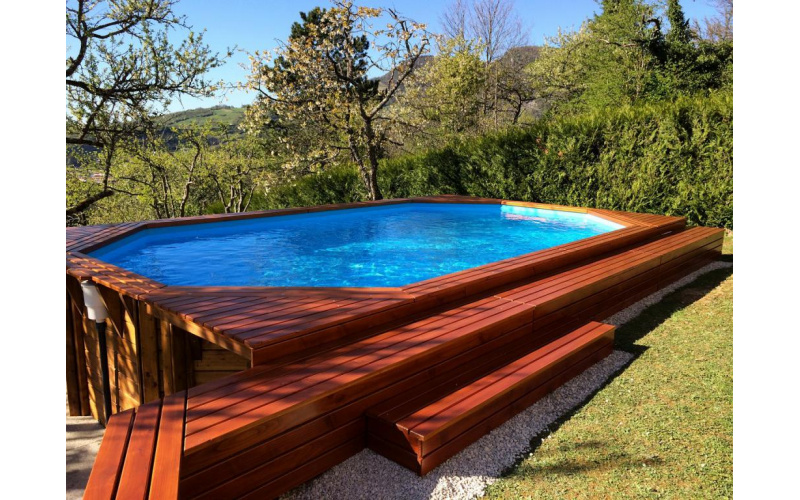 Une piscine bois pour votre printemps