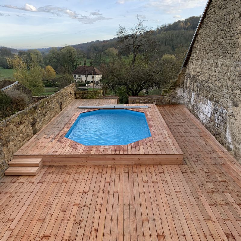 Piscine bois, terrasse bois, le combo gagnant - Arizona Pool